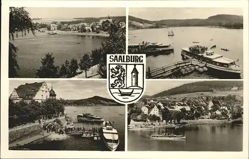 Saalburg Saale Ansichten Wappen Kat. Saalburg Ebersdorf