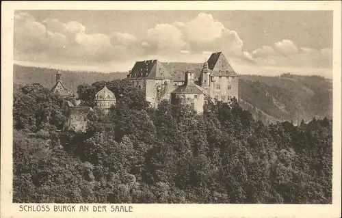 Burgk Saale Orla Kreis Schloss Kat. Burgk