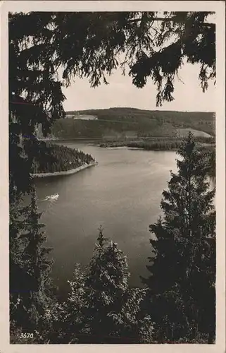 Bleilochtalsperre Stausee Blick vom Luxhaeusel Kat. Schleiz