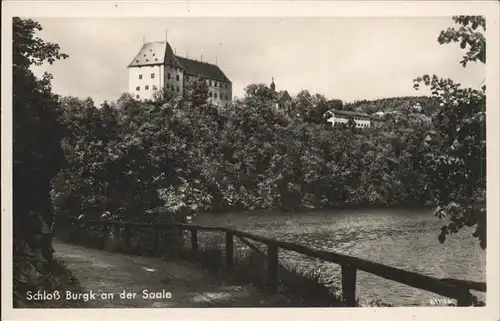 Burgk Saale Orla Kreis Schloss Saale Kat. Burgk