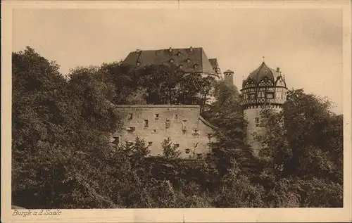 Burgk Saale Orla Kreis Schloss Kat. Burgk