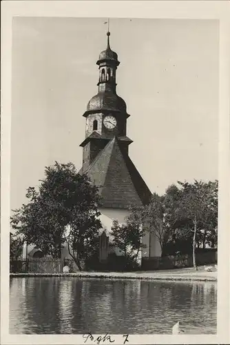 Burgk Saale Orla Kreis Graefenwarth Kirche Kat. Burgk