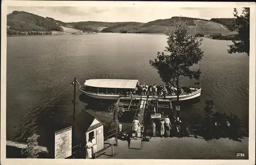 Saalburg Saale Schiffssteg Kat. Saalburg Ebersdorf