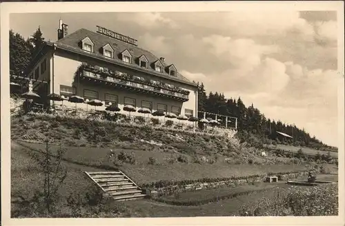 Saalburg Saale Hotel Kurhaus "Fuerstenhoehe" H. Mutschmann am Stausee Kat. Saalburg Ebersdorf