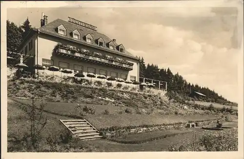 Saalburg Saale Hotel Kurhaus Fuerstenhoehe Kat. Saalburg Ebersdorf