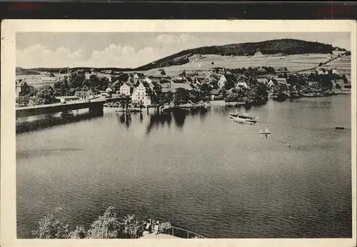 Saalburg Saale Stausee Bruecke Kat. Saalburg Ebersdorf