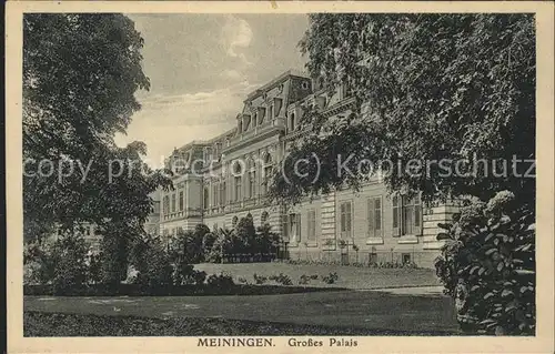 Meiningen Thueringen Grosses Palais Kat. Meiningen