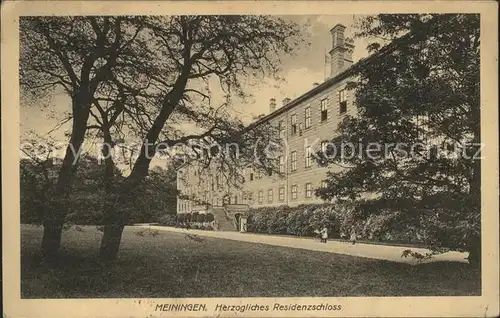 Meiningen Thueringen Herzogliches Residenzschloss Kat. Meiningen