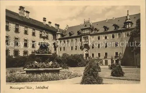 Meiningen Thueringen Schlosshof Kat. Meiningen