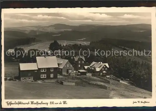 Masserberg Panorama Hoehenluftkurort Kat. Masserberg