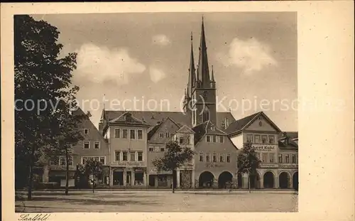 Saalfeld Saale Am Markt / Saalfeld /Saalfeld-Rudolstadt LKR