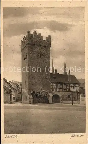 Saalfeld Saale Darrtor / Saalfeld /Saalfeld-Rudolstadt LKR