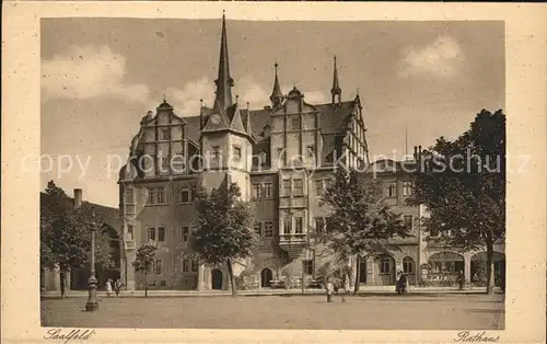 Saalfeld Saale Rathaus / Saalfeld /Saalfeld-Rudolstadt LKR