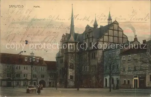 Saalfeld Saale Markt / Saalfeld /Saalfeld-Rudolstadt LKR