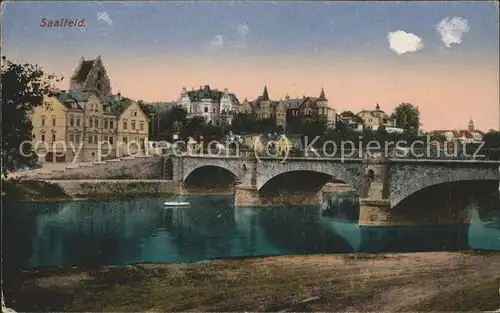 Saalfeld Saale Saalebruecke / Saalfeld /Saalfeld-Rudolstadt LKR