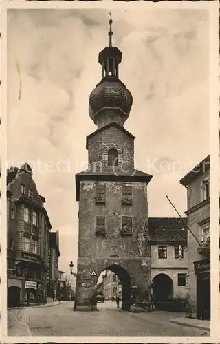 Saalfeld Saale Das Obere Tor Kat. Saalfeld