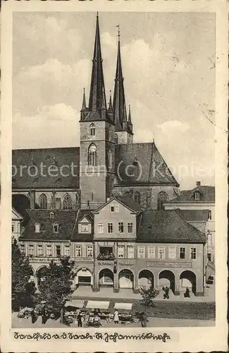 Saalfeld Saale Markt u.Johanniskirche Kat. Saalfeld