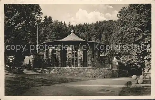 Saalfeld Saale Kur-Brunnenhalle / Saalfeld /Saalfeld-Rudolstadt LKR