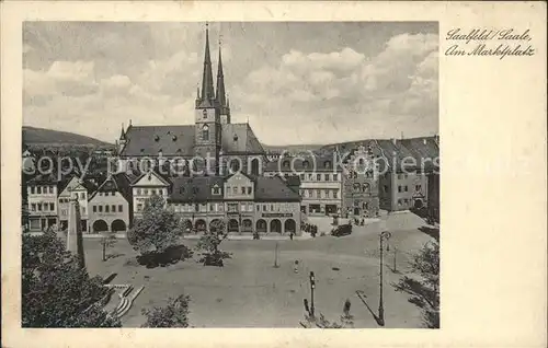 Saalfeld Saale Am Marktplatz Kat. Saalfeld