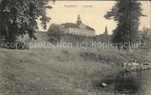 Saalfeld Saale Schloss / Saalfeld /Saalfeld-Rudolstadt LKR