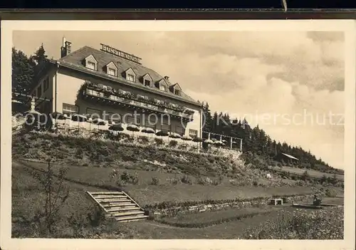 Saalburg Saale Hotel u.Kurhaus Fuerstenhoehe Kat. Saalburg Ebersdorf