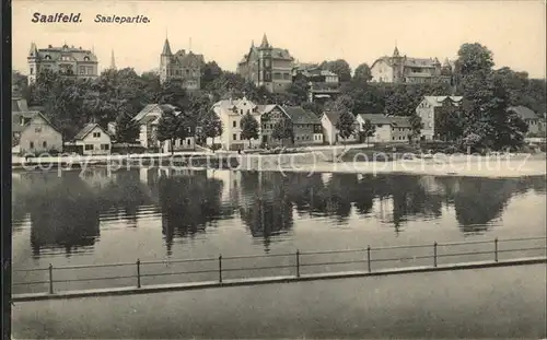 Saalfeld Saale Partie an der Saale / Saalfeld /Saalfeld-Rudolstadt LKR