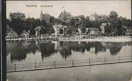 Saalfeld Saale Partie an der Saale / Saalfeld /Saalfeld-Rudolstadt LKR