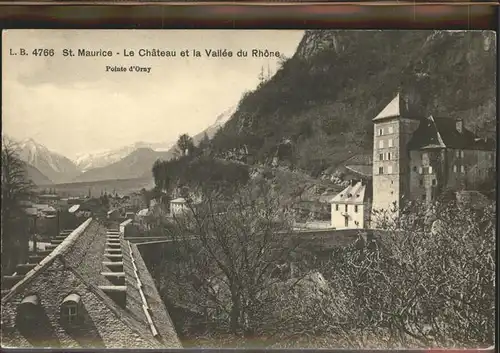 Sankt Moritz Le Chateau et la Vallee du Rhone