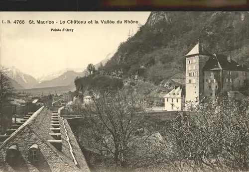 Sankt Moritz Le Chateau et la Vallee du Rhone