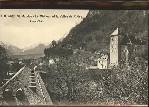 Sankt Moritz Le Chateau et la Vallee du Rhone