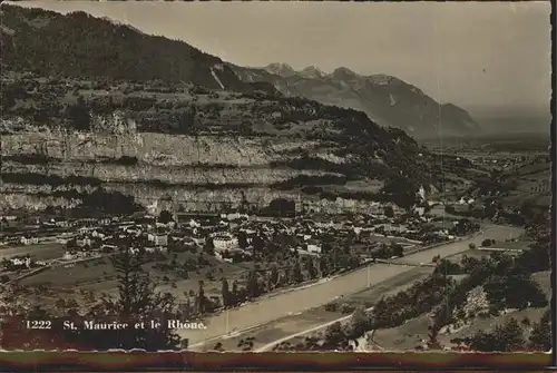 Sankt Moritz St Maurice et le Rhone