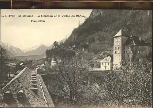 Sankt Moritz Le Chateau et la Vallee du Rhone Pointe d Orny