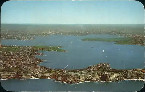 Sydney New South Wales Harbour arial view Kat. Sydney