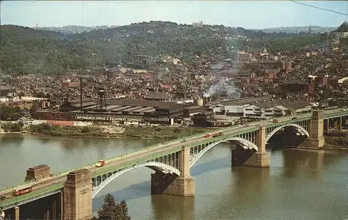Pittsburgh The Washington Crossing Bridge Kat. Pittsburgh