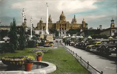 Barcelona Cataluna Palacio Nacional Parque de Montjuich Serie 2 No. 10 Kat. Barcelona