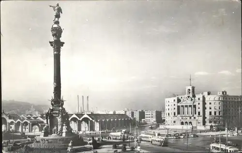 Barcelona Cataluna Monumento a Colon Comandancia de Marina Kat. Barcelona