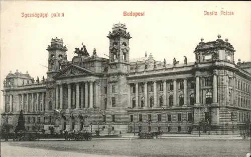 Budapest Jgazsaguegyi palota Justiz Palais Kat. Budapest