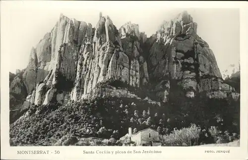 Barcelona Cataluna Santuario Santa Cecilia y Picos de San Jeronimo Montserrat Kat. Barcelona