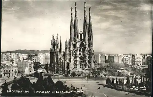 Barcelona Cataluna Templo de la Sagrada Familia Kat. Barcelona