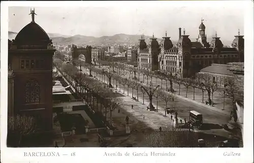 Barcelona Cataluna Avenida de Garcia Hernandez Kat. Barcelona