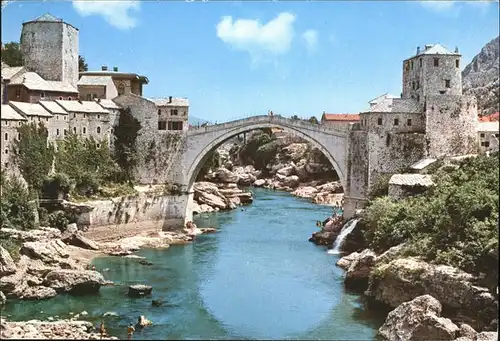 Mostar Moctap Stari most Alte Bruecke / Mostar /