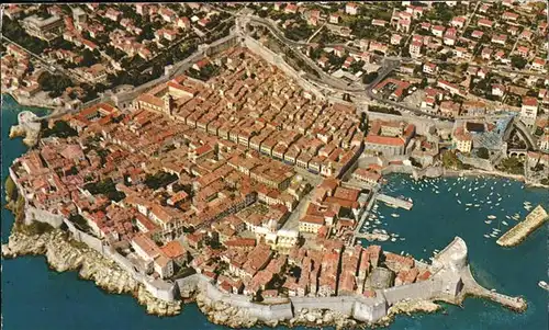 Dubrovnik Ragusa Altstadt Hafen Fliegeraufnahme Kat. Dubrovnik