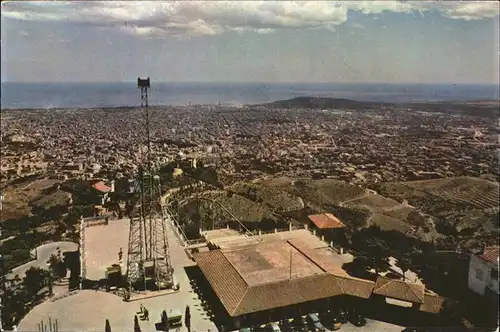 Barcelona Cataluna Vista general de la Ciudad desde el Tibidabo Kat. Barcelona