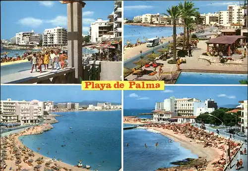 Palma de Mallorca Playa Can Pastilla Strand Promenade Kat. Palma de Mallorca