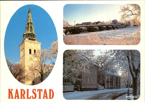 Karlstad Varmlands Lan Domkyrkan oestra bron aelvgatan Kat. Karlstad