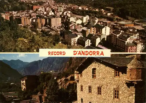 Andorra La Vella Teilansichten Kat. Andorra La Vella