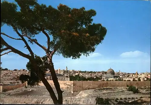 Jerusalem Yerushalayim General view Moschee Kat. Israel