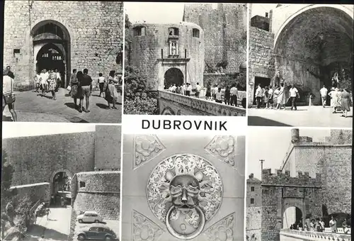 Dubrovnik Ragusa Teilansichten Festung Kat. Dubrovnik