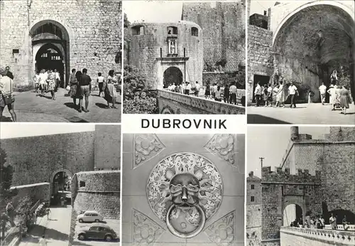 Dubrovnik Ragusa Teilansichten Festung Kat. Dubrovnik