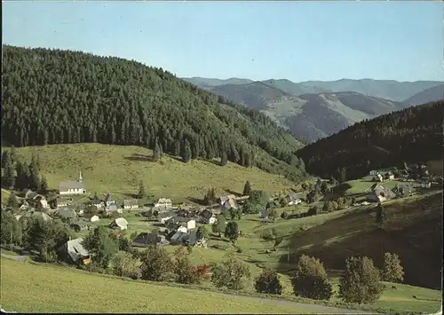 Muggenbrunn Panorama Hoehenluftkurort Wintersportplatz Kat. Todtnau